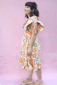 Marshmallow Dress - Retro Floral