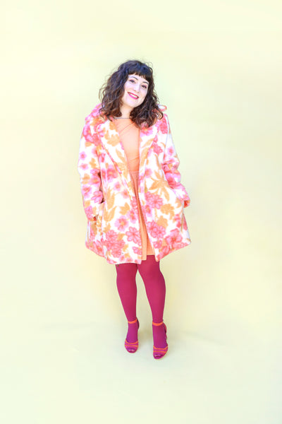 Floral Granny Dream Blanket Coat - One of a kind