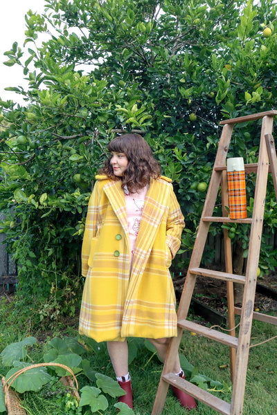 Blanket Coat - Golden Yellow