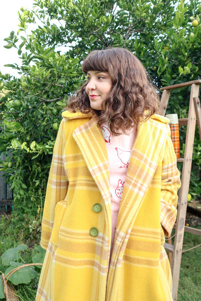 Blanket Coat - Golden Yellow