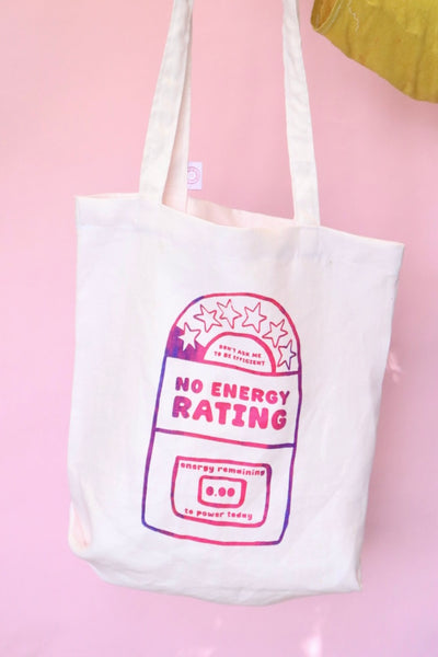 No Energy Rating Tote Bag