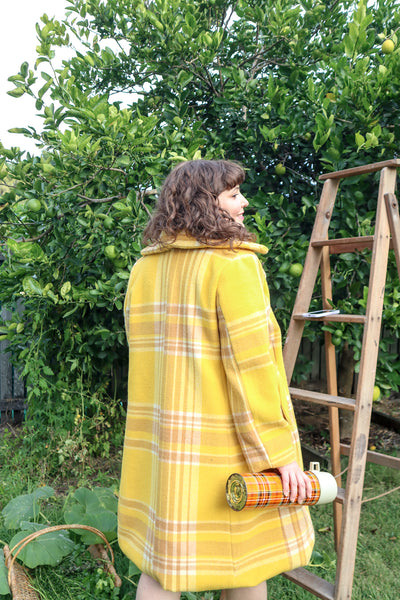 Blanket Coat - Golden Yellow