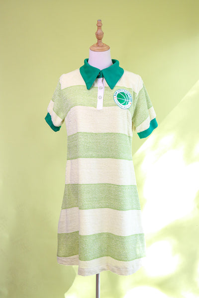 Nap City Champions Dress - Green Stripe