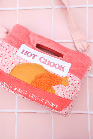 Hot Chook Bag - Pink Corduroy