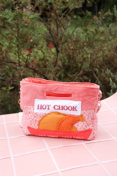 Hot Chook Bag - Pink Corduroy