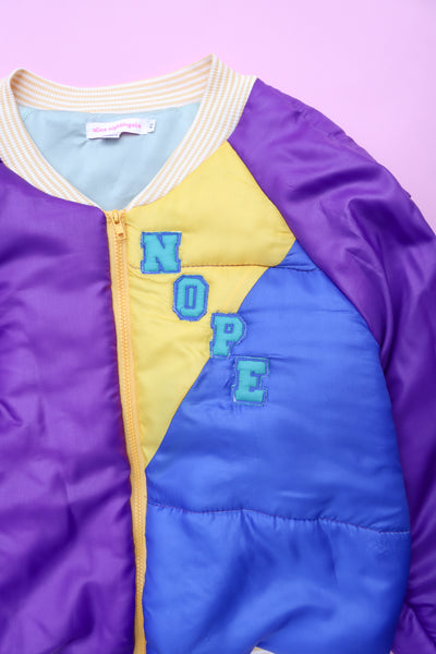 Nope Puffy - Purple + Blue