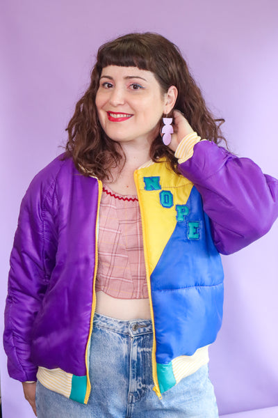 Nope Puffy - Purple + Blue