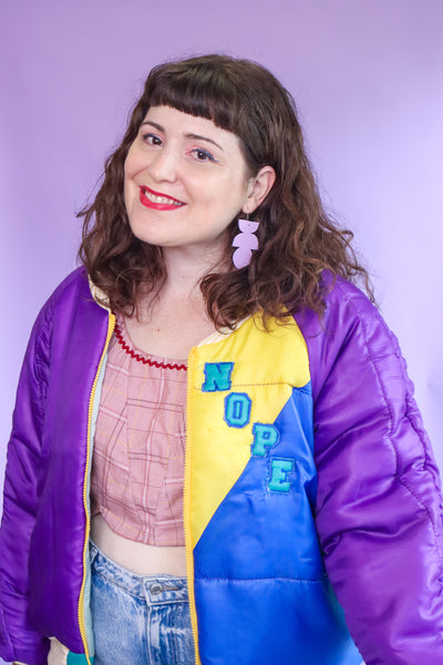 Nope Puffy - Purple + Blue