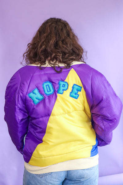Nope Puffy - Purple + Blue