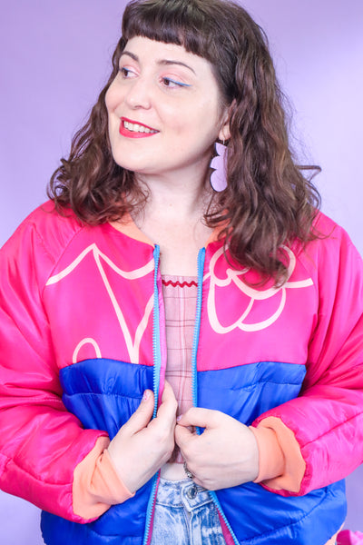 Nah Mate Puffy - Pink + Blue