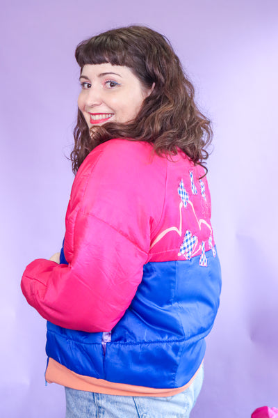 Nah Mate Puffy - Pink + Blue