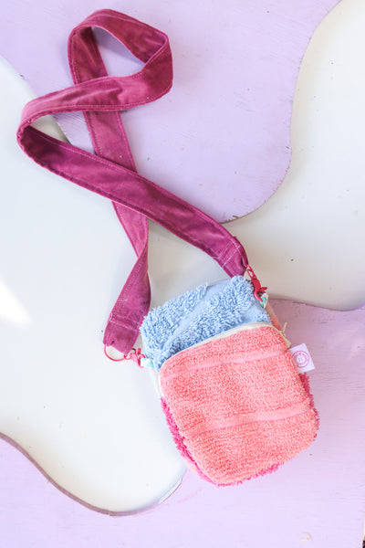 Mini Scrappack - Blue + Pink Crochet