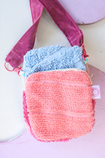 Mini Scrappack - Blue + Pink Crochet