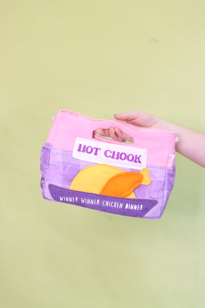 Hot Chook Bag - Pink + Purple Check