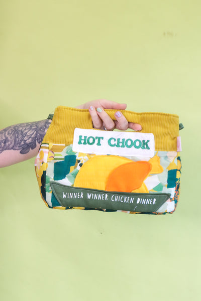 Hot Chook Bag - Golden Collage