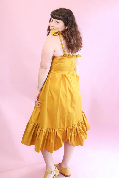 Fairy Wren Dress - Mustard