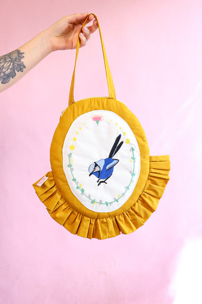 Quilted Cameo Bag - Fairy Wren