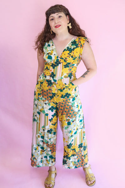 Golden Collage Jumpsuit