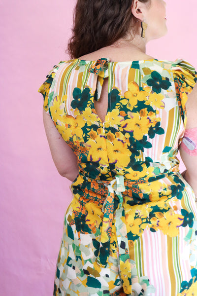 Golden Collage Jumpsuit