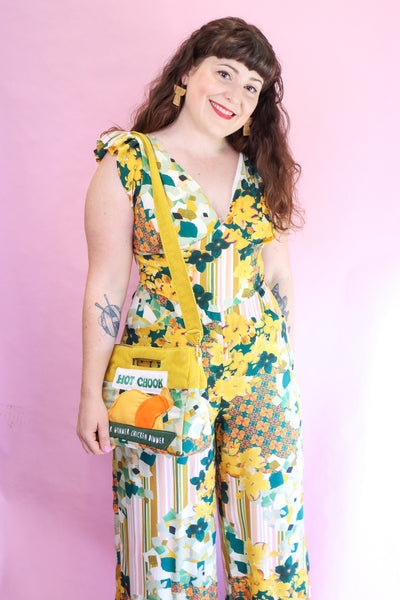 Golden Collage Jumpsuit