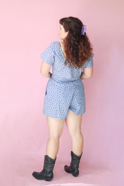 Flower Denim Twin Set