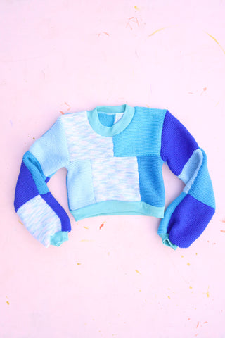 Marnie Crochet Blanket Jumper - One of a kind