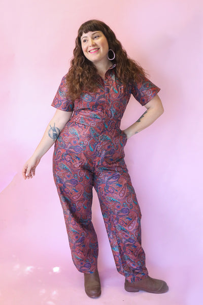 Vintage Paisley Boiler Suit