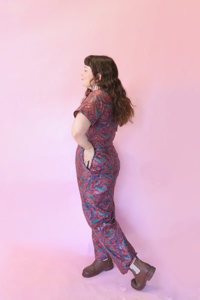 Vintage Paisley Boiler Suit