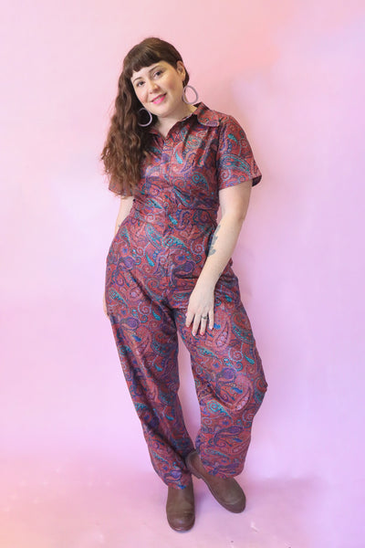 Vintage Paisley Boiler Suit