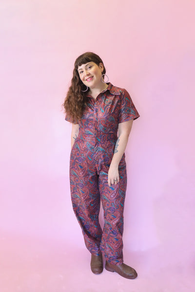 Vintage Paisley Boiler Suit
