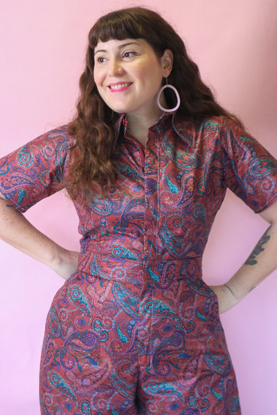 Vintage Paisley Boiler Suit