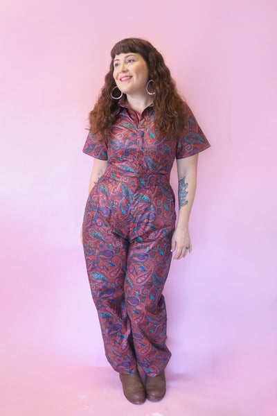 Vintage Paisley Boiler Suit