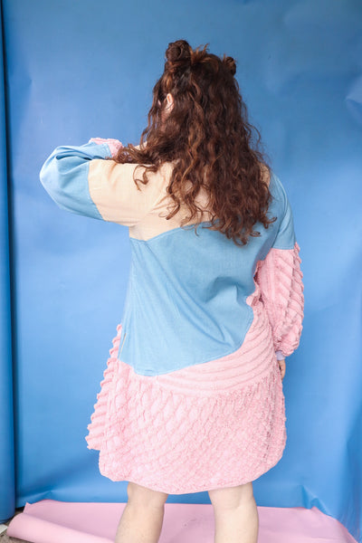 Space Race Dress - Pastel Waves