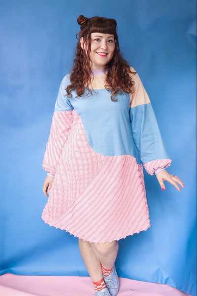 Space Race Dress - Pastel Waves