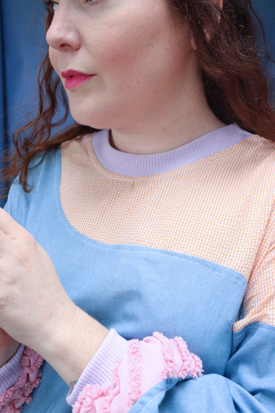Space Race Dress - Pastel Waves