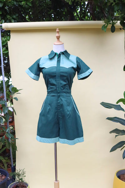 Dolly Playsuit - Green Dream